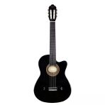 Valencia VC104THNCBK Klasik Gitar Ince Kasa (Siyah) | Thin Body - Rahat Çalım - Sap Çelikli