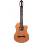 Valencia VC774TCE Elektro Klasik Gitar (Ince Kasa) | Thin Body - Masif Kapak - Ekolayzırlı