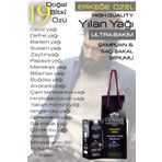 VALENTINES PROFESSIONAL Erkeğe Özel 19 Doğal Bitki Özü Içeren Premium Serisi Yılan Yağı Şampuan Ve Saç Sakal Serumu 2li Set