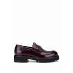 Valentino Erkek Hakiki Deri Bordo Loafer Ayakkabı 667 20922 ERK AYK Y25 BORDEAUX