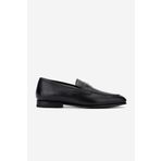 VALENTINO Erkek Hakiki Deri Siyah Loafer Ayakkabı 667 20171 ERK AYK Y23 BLACK LEATHER
