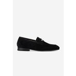 VALENTINO Erkek Hakiki Deri Siyah Loafer Ayakkabı 667 20171 ERK AYK Y23 BLACK SUEDE