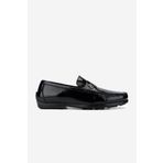 VALENTINO Erkek Hakiki Deri Siyah Loafer Ayakkabı 667 2085 ERK AYK Y23 BLACK