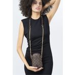 Valentino Orlandi VLT042 Monogram Kahve Kadın Çapraz Askılı Çanta