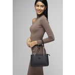Valentino Orlandi VLT054 Monogram Siyah Kadın Omuz Çantası