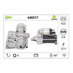 Valeo 12V Marş Motoru 9 Diş 0.9 Kw Cıtroen-Peugeot Benzinli