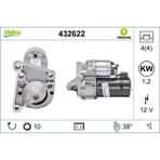 Valeo 12V Marş Motoru 9 Diş/10 Diş 1.2 Kw Renault Clıo/Megane