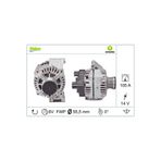 VALEO 446751 Şarj Dinamosu Alternatör Fiat 1.3 Mjet Linea Doblo Fiorino 105 Amper