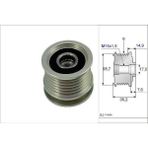 Valeo 588044 Alternatör Kasnagı Mercedes C200 C220 C230 E250 E300 Sprınter 312 412D Uyumlu