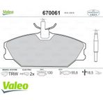 VALEO 670061 Ön Balata Laguna (93-01) Safrane (92-00) Megane (96-99) Scenic 2.0 96- (Fişli)