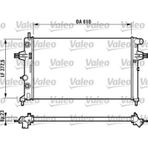 VALEO 732549 Su Radyatörü Astra G 97- 1.4 16V 1.6 16V 1.8 16V At Ac Zafira 99- At Ac