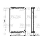 Valeo 733545 Motor Su Radyatör Mercedes 457 Axor 1840 2001 A9405000703
