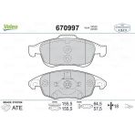 Valeo Disk Fren Balatası Ön Cıtroen C4 Pıcasso-C4 Iı Ds4-1.6Hdı 110/1.8 16V 10/06 - Partner Tepe-Berlıngo