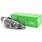 Valeo Far+Sinyal Sağ Elektrikli (H7+H7) Peugeot P206 Yeni Model Gtı Sport 9 / 98> Çift Ampullü Valeo 087276