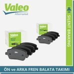 Valeo Fiat Linea 2006-2020 Ön ve Arka Fren Balata Takımı