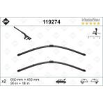Valeo Hnrlishp Silecek Supurgesi Swf Ruzgarlikli Flat 650MM-450MM Bmw F10 F01 F07 - Siyah