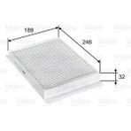 Valeo Mllzngzr Polen Filtresi Mercedes W205 S205 C205 A205 C257 W213 W166 W463