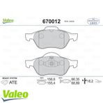 Valeo On Fren Balatası Megane 2 G Scenic 2 Clio 3