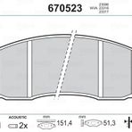 VALEO ON FREN BALATASI MITSUBISHI L200 96-07 NISSAN MAXIMA QX 2.5 95-00