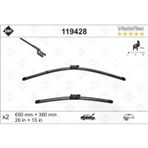 Valeo ÖN SİLECEK SÜPÜRGESİ 650/380MM MUZ TİPİ PARTNER TEPE - BERLINGO 2008 GRANDE PUNTO -LINEA 2008 FIAT 5 00L 2012 FIESTA 6 2008 CORSA D 2006 CORSA E 2014 AVEO 2011 MITO 2009 SWF 8A6JS17528AA 1726328