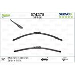 Valeo Semeglbl Ön Silecek Süpürgesi Takimi Corsa D 06-14 Corsa E 14-19 Adam 12-19 P207 07-13 P208 12-19 P2008 13-19 Partner-Berlingo 08-18 C3 19- Focus 04-12 Fiesta 12-17 Punto 08- 650-400MM Muz Tipi X-Tr - Siyah