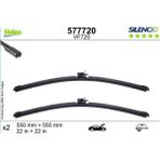 Valeo Shopilke Silecek Supurgesi Takimi 550MM / 550MM Mercedes W246 W205 S205 C205 A205 N293 X253 C253 - Siyah