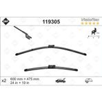 Valeo SİLECEK SÜPÜRGESİ ÖN ÜSTTEN BASMALI GOLF5-GOLF6-JETTA-PASSAT-CADDY-YETI 600 X 475 MM 1Q1998002 3C1998002 5K1955425