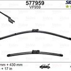Valeo Silencio Flat Blade Set Silecek Seti BYD Atto 3 EV (2022-), Citroen Berlingo (2018-), Opel Combo (2018-), Peugeot Rifter (2018-), Toyota Proace City (2018-) (600+430 MM) 577959