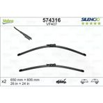 Valeo X SİLECEK SILENCIO 65 60 102 FLATBLADE-MUZ TİPİ VM407 MERCEDES VANEO 2002-2005 119388 BIYIKLI A1698200145 A4148200245