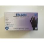 Valeria Siyah Nitril Eldiven Medium 100'LÜ
