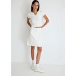 Valerie Casual Kırık Beyaz Jean Etek 1319887100 Ekru-87100 M