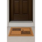 Valerine Life Coco Görünümlü Kaymaz Tabanlı Kapı Önü Paspası 45x70 cm - Dış Mekan, Balkon ve Bahçe Uyumlu Velür Dekoratif Paspas - Welcome/Hoş Geldiniz (27YCM260127)