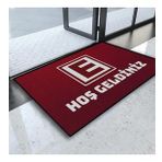 Valerine Life Eczane Logolu Kırmızı Hoş Geldiniz Kapı Önü Paspası 45x70cm