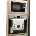 Valerine Life Güzel Evim Kalpli Orman Meyveli Mutfak Kurulama Ve Fırın Beyaz El Havlusu %100 Pamuklu 35X50cm