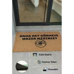 Valerine Life İsme Kişiye Firmaya Özel Dijital Baskılı Hoş Geldiniz Dükkan Önü İşyeri Kapı Önü Paspası 50X90cm