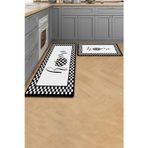 Valerine Life Mutfak Yolluğu Halısı Home Tezgah Önü Paspası İkili Kilim Takımı Döküntülere Estetik Ç