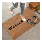 Valerine Life Müzik Aşkı Welcome Kapı Önü Paspası 45x70cm