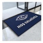Valerine Life Optikçi Gözlükçü Mavi Renk Hoş Geldiniz Kapı Önü Paspası 45x70cm