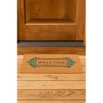 Valerine Life Velür Coco Dokulu Welcome Hoş Geldiniz Kapı Önü Dış Mekan Paspası 45X70cm 27Ycm260111
