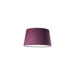 Valerino 106 Mor Lambader Başlığı - 35 cm Konik Kumaş Abajur Şapkası, Leke Tutmaz İthal Kumaş, E27 Duy Uyumlu Yedek Başlık, Modern ve Şık Dekoratif Aydınlatma Aksesuarı