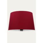 Valerino Bordo Konik Lambader Şapkası - 35 cm Geniş Çaplı Abajur Başlığı, E27 Duy Uyumlu Yedek Kumaş Başlık, Modern ve Klasik Köşe Aydınlatma Aksesuarı (LB840)