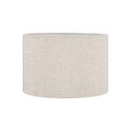 Valerino Krem Silindir Lambader Şapkası - 30 cm Çaplı Modern Abajur Başlığı, E27 Duy Uyumlu Yedek Kumaş Başlık, Sıcak ve Yumuşak Köşe Aydınlatma Aksesuarı (LB806)