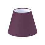 Valerino Mürdüm Konik Lambader Şapkası - 35 cm Geniş Çaplı Abajur Başlığı, E27 Duy Uyumlu Yedek Kumaş Başlık, Modern ve Şık Köşe Aydınlatma Aksesuarı (LB819)