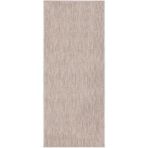 Valery Home Loom Yeni Nesil Sisal Yumuşak Dokuma Mutfak Koridor Kilim Kaymaz Pamuk Taban Halı - Vizon - 160 x 450 cm