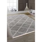 Valery Home Rodney Vl Yıkanabilir Kaydırmaz Çift Taraf Pamuk Dokuma K.gümüş Premium Kalite Kilim