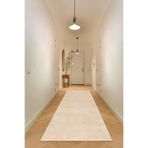 Valery Home Vl Comfort Overloklu Peluş Düz Yolluk Bej
