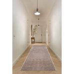 Valery Home Vl Comfort Overloklu Peluş Düz Yolluk Kahverengi
