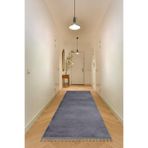 Valery Home Vl Comfort Ponpon Saçaklı Peluş Düz Yolluk Antrasit