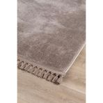 Valery Home Vl Comfort Ponpon Saçaklı Peluş Post Halı Kahverengi P 120 X 200