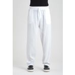 Valiberta Hafif Ve Rahat Müslin Baggy Erkek Pantolon - Beyaz